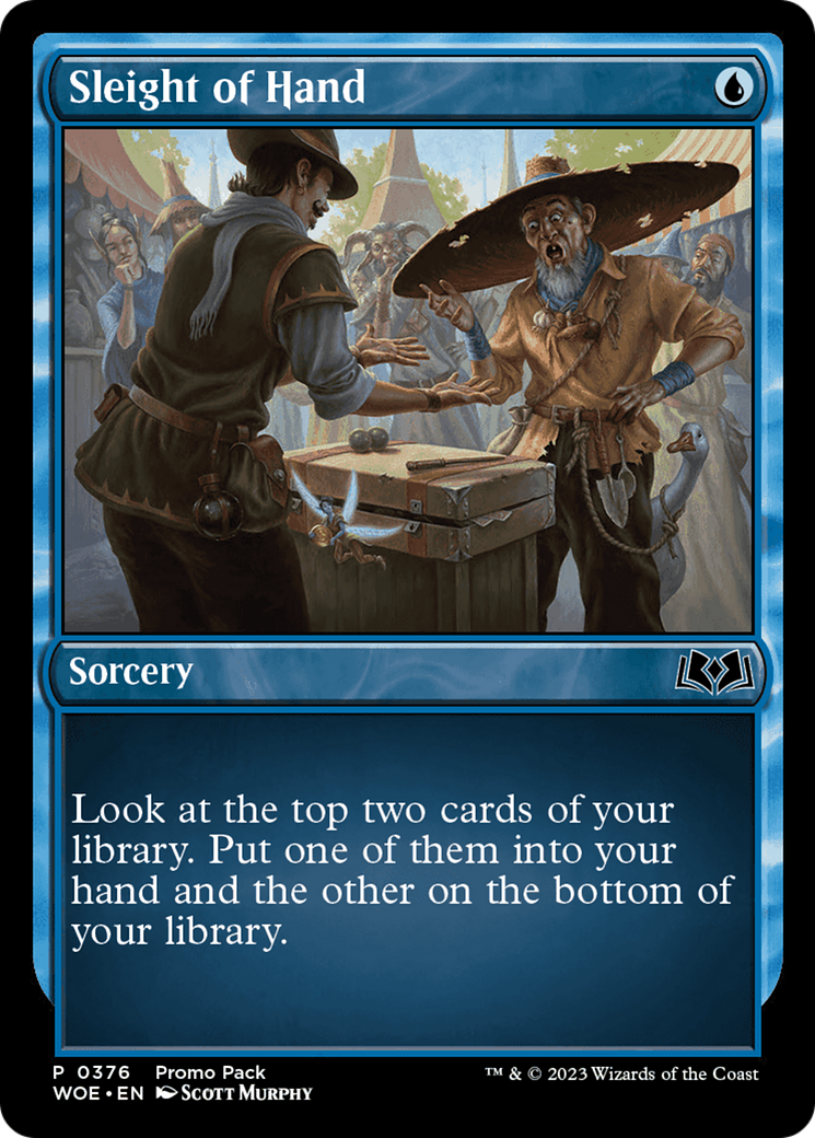 Sleight of Hand (Promo Pack) [Wilds of Eldraine Promos] - Trinity Hobby