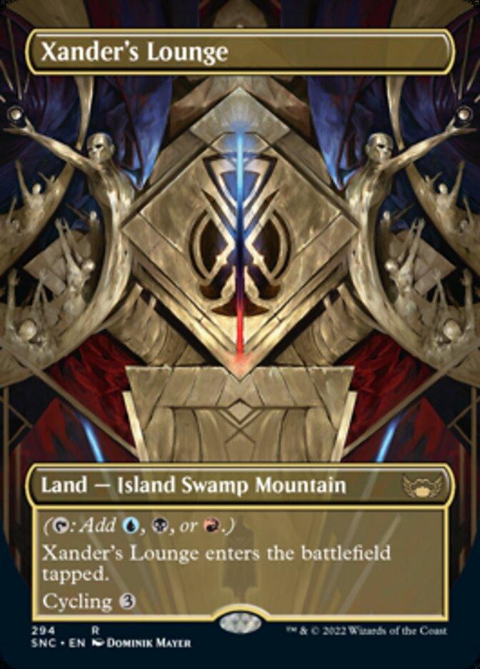 Xander's Lounge (Borderless Alternate Art) [Streets of New Capenna] - Trinity Hobby
