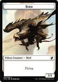 Bird (001) // Sculpture Double-Sided Token [Commander 2019 Tokens] - Trinity Hobby