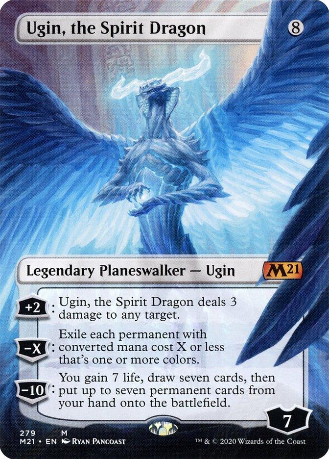 Ugin, the Spirit Dragon (279) (Borderless) [Core Set 2021] - Trinity Hobby