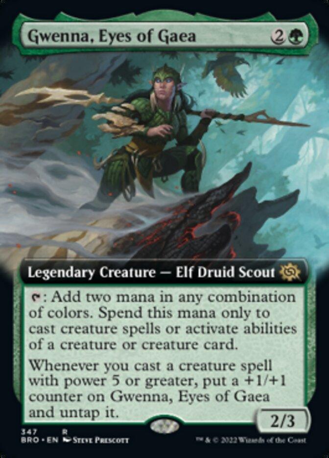 Gwenna, Eyes of Gaea (Extended Art) [The Brothers' War] - Trinity Hobby