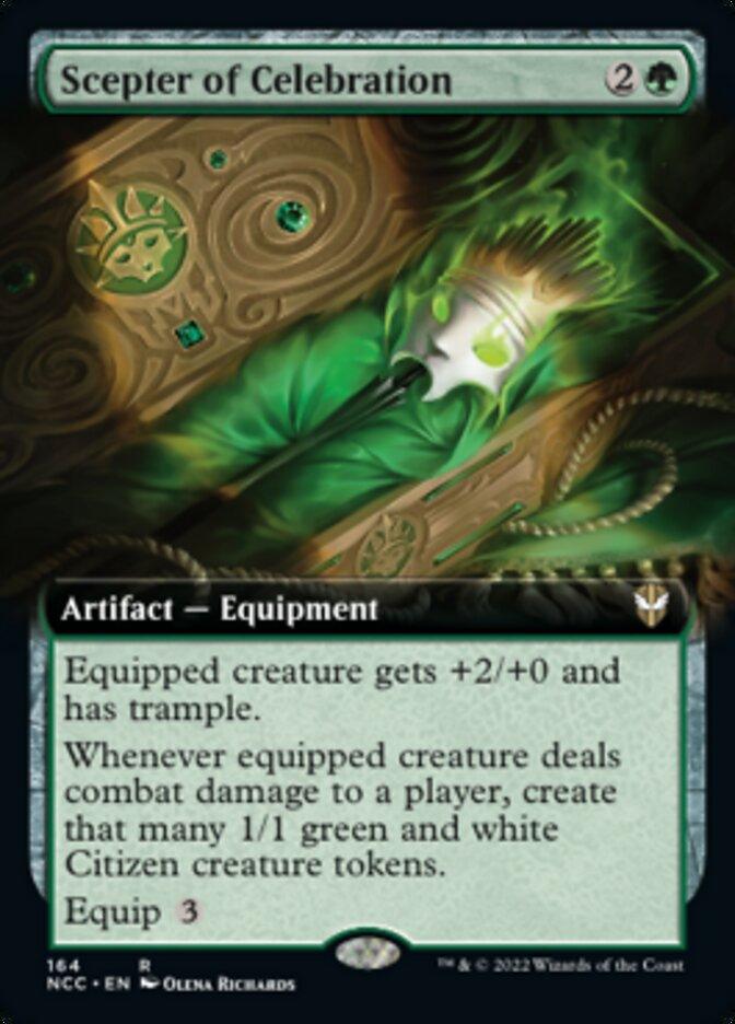 Scepter of Celebration (Extended Art) [Streets of New Capenna Commander] - Trinity Hobby