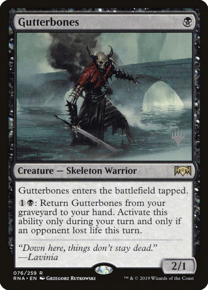 Gutterbones (Promo Pack) [Ravnica Allegiance Promos] - Trinity Hobby
