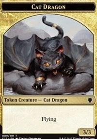 Cat Dragon // Dragon (006) Double-Sided Token [Commander 2017 Tokens] - Trinity Hobby