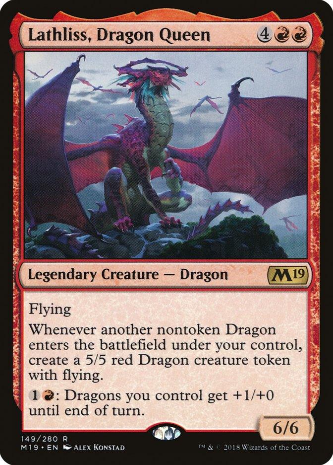 Lathliss, Dragon Queen [Core Set 2019] - Trinity Hobby