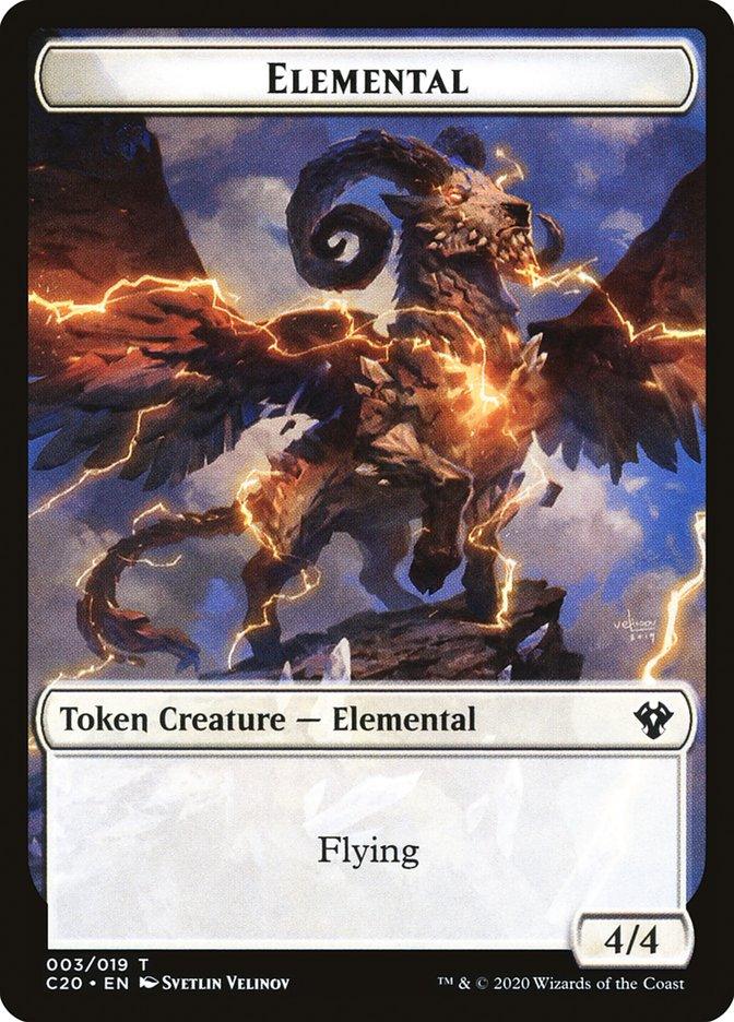 Kraken // Elemental (010) Double-Sided Token [Commander 2020 Tokens] - Trinity Hobby