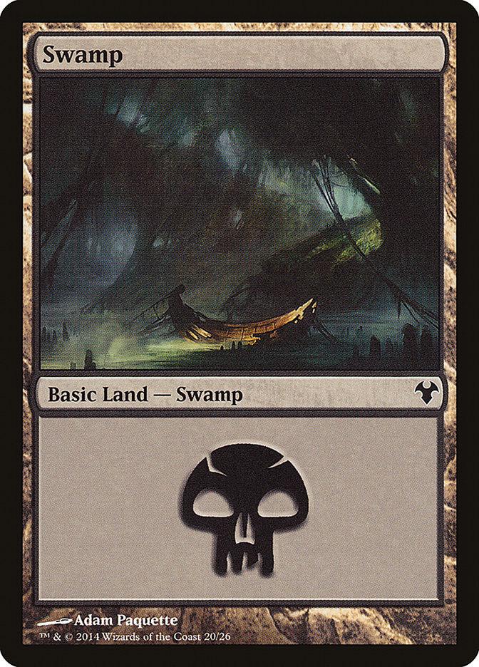 Swamp (20) [Modern Event Deck 2014] - Trinity Hobby