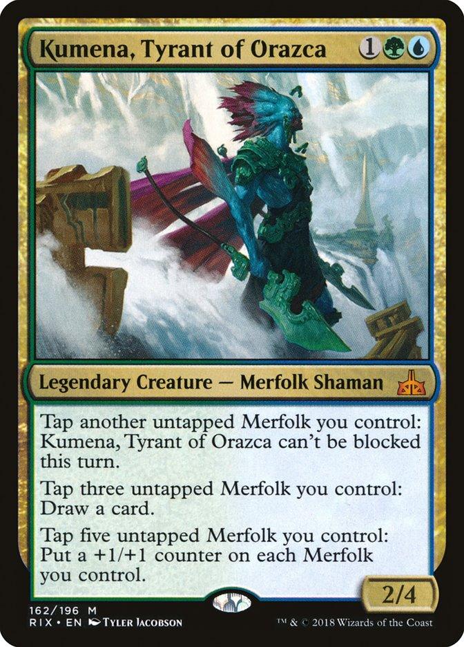 Kumena, Tyrant of Orazca [Rivals of Ixalan] - Trinity Hobby
