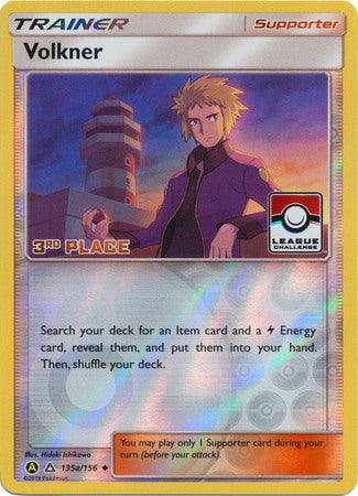 Volkner (135a/156) (League Challenge 3rd Place) [Sun & Moon: Ultra Prism] - Trinity Hobby