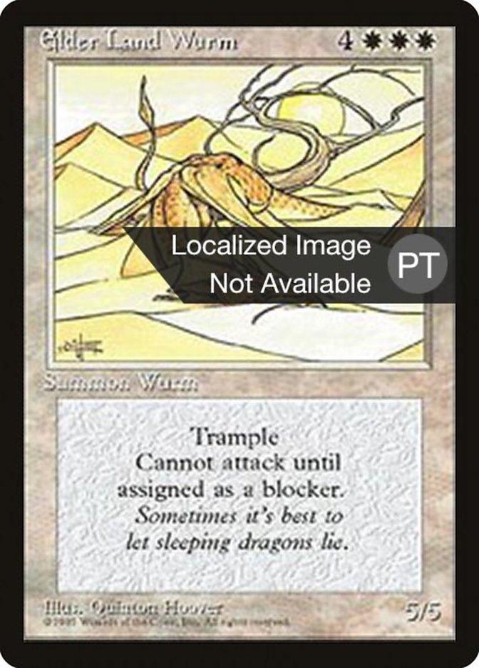 Elder Land Wurm [Fourth Edition (Foreign Black Border)] - Trinity Hobby