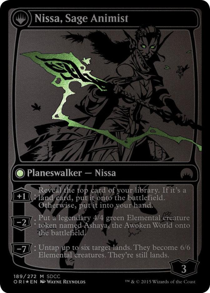 Nissa, Vastwood Seer // Nissa, Sage Animist [San Diego Comic-Con 2015] - Trinity Hobby