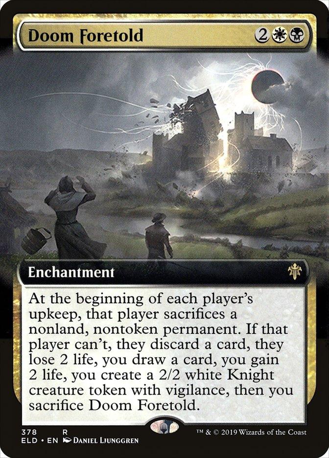 Doom Foretold (Extended Art) [Throne of Eldraine] - Trinity Hobby