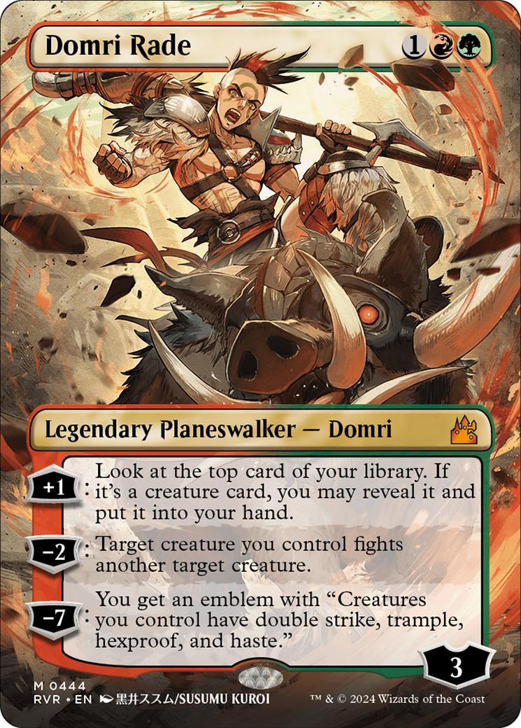 Domri Rade (Anime Borderless) [Ravnica Remastered] - Trinity Hobby