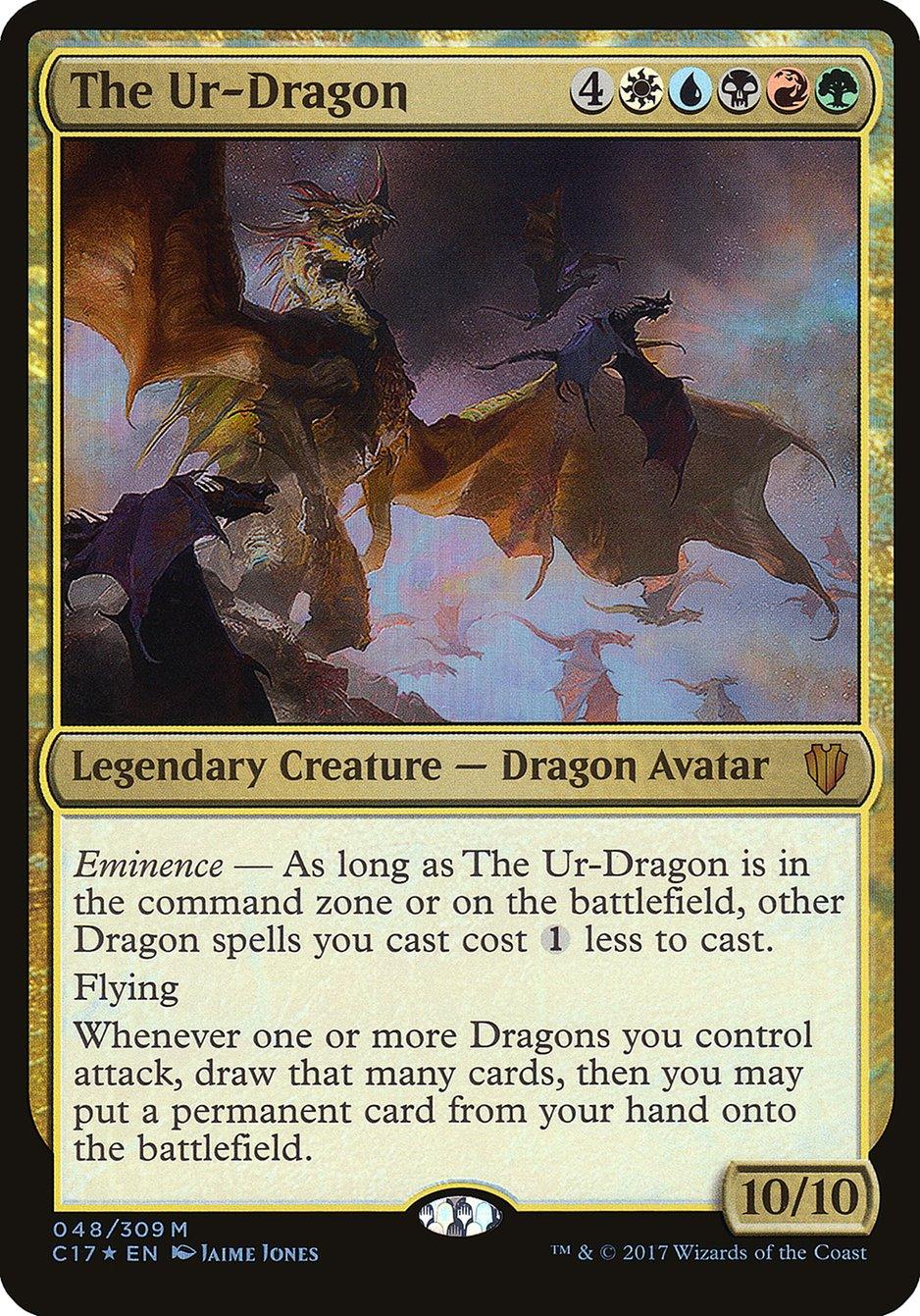 The Ur-Dragon (Oversized) [Commander 2017 Oversized] - Trinity Hobby