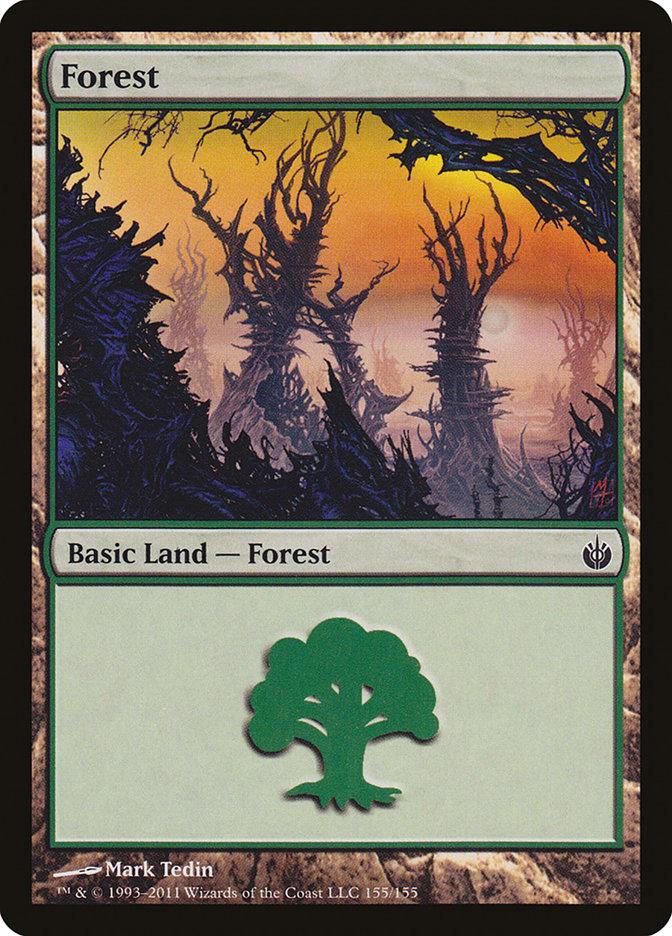 Forest (155) [Mirrodin Besieged] - Trinity Hobby