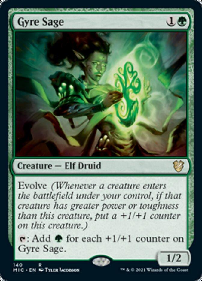 Gyre Sage [Innistrad: Midnight Hunt Commander] - Trinity Hobby