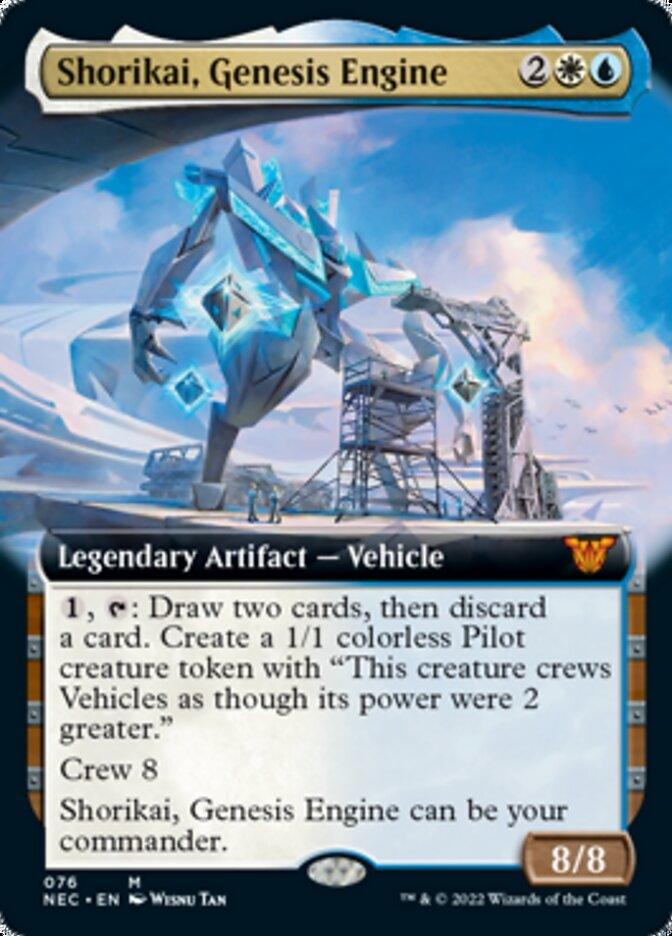 Shorikai, Genesis Engine (Extended Art) [Kamigawa: Neon Dynasty Commander] - Trinity Hobby