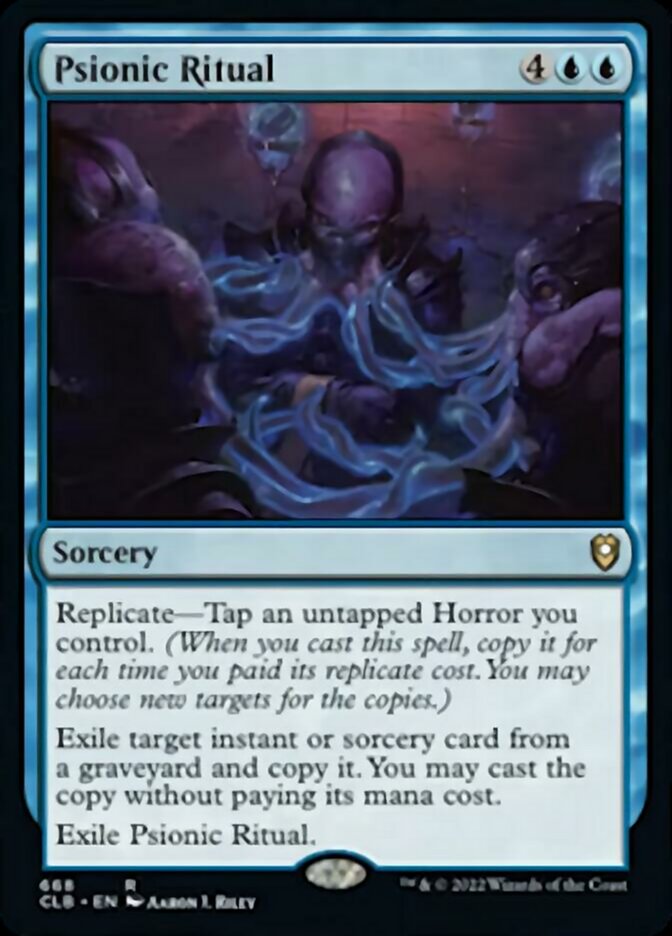 Psionic Ritual [Commander Legends: Battle for Baldur's Gate] - Trinity Hobby