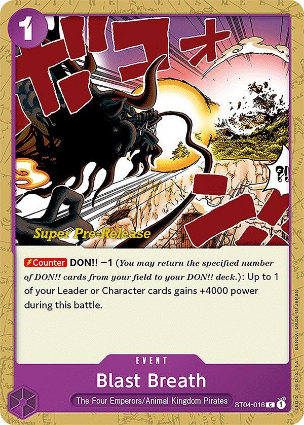 Blast Breath [Super Pre-Release Starter Deck: Animal Kingdom Pirates] - Trinity Hobby