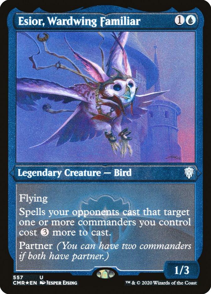 Esior, Wardwing Familiar (Etched) [Commander Legends] - Trinity Hobby