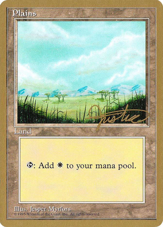 Plains (mj365) (Mark Justice) [Pro Tour Collector Set] - Trinity Hobby