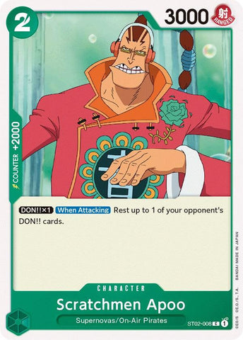 Scratchmen Apoo [Starter Deck: Worst Generation] - Trinity Hobby