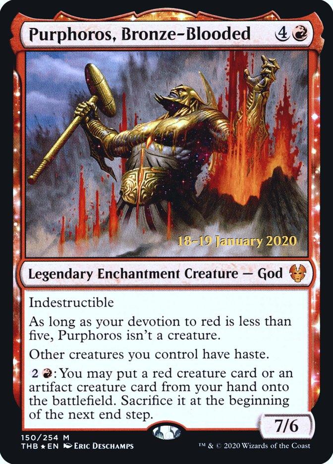 Purphoros, Bronze-Blooded [Theros Beyond Death Prerelease Promos] - Trinity Hobby