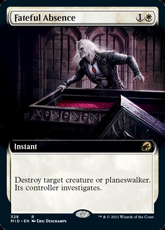 Fateful Absence (Extended Art) [Innistrad: Midnight Hunt] - Trinity Hobby