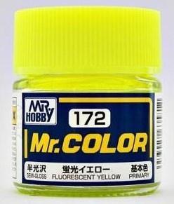 Mr. Color 172 - Fluorescent Yellow (Gloss/Primary) - Trinity Hobby