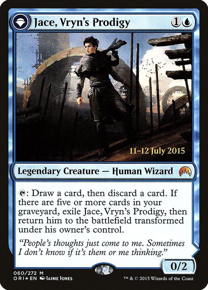Jace, Vryn's Prodigy // Jace, Telepath Unbound [Magic Origins Prerelease Promos] - Trinity Hobby
