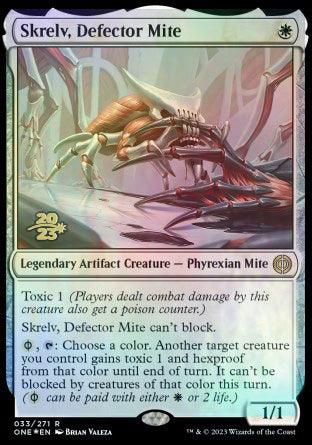 Skrelv, Defector Mite [Phyrexia: All Will Be One Prerelease Promos] - Trinity Hobby