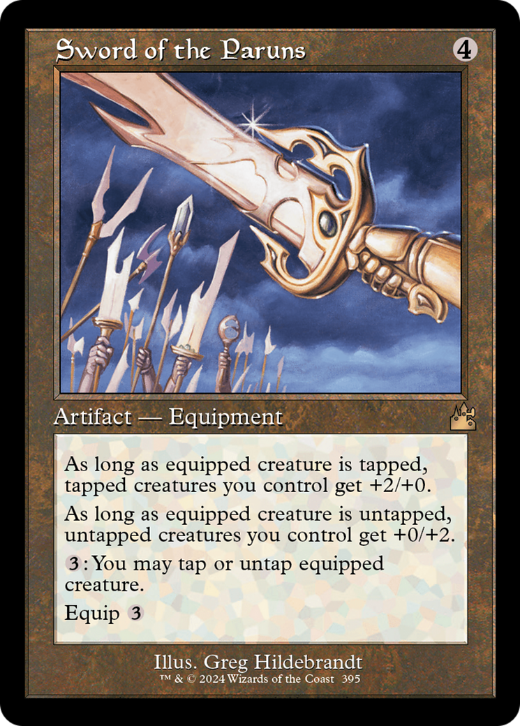 Sword of the Paruns (Retro Frame) [Ravnica Remastered] - Trinity Hobby