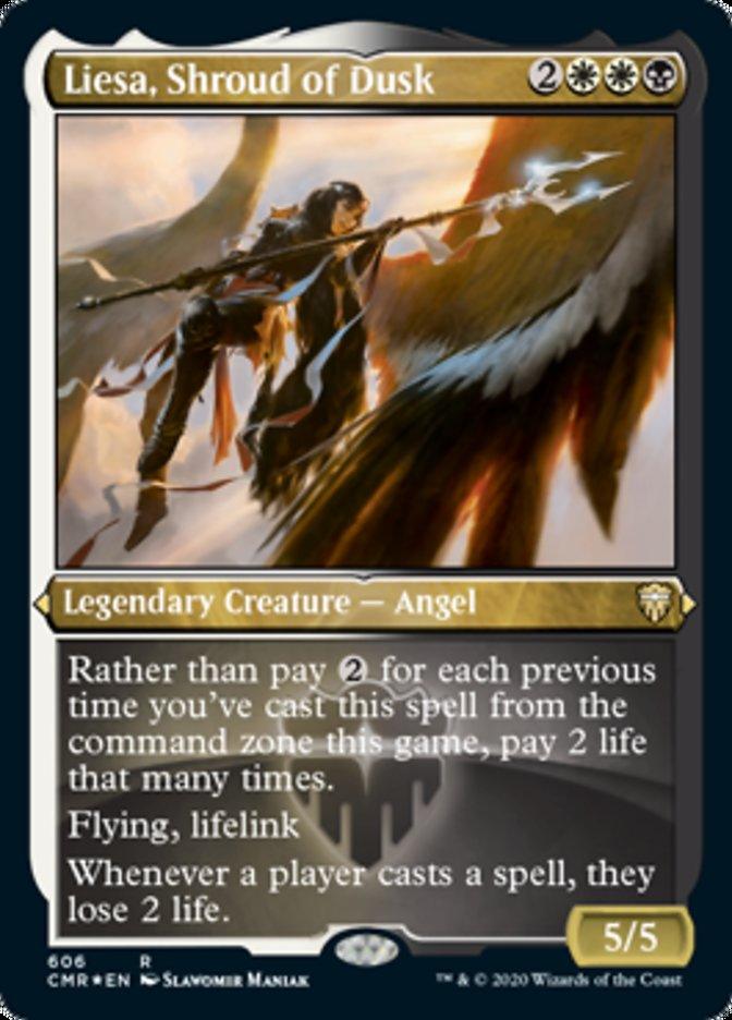 Liesa, Shroud of Dusk (Etched) [Commander Legends] - Trinity Hobby