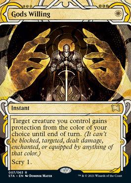 Gods Willing (Foil Etched) [Strixhaven: School of Mages Mystical Archive] - Trinity Hobby
