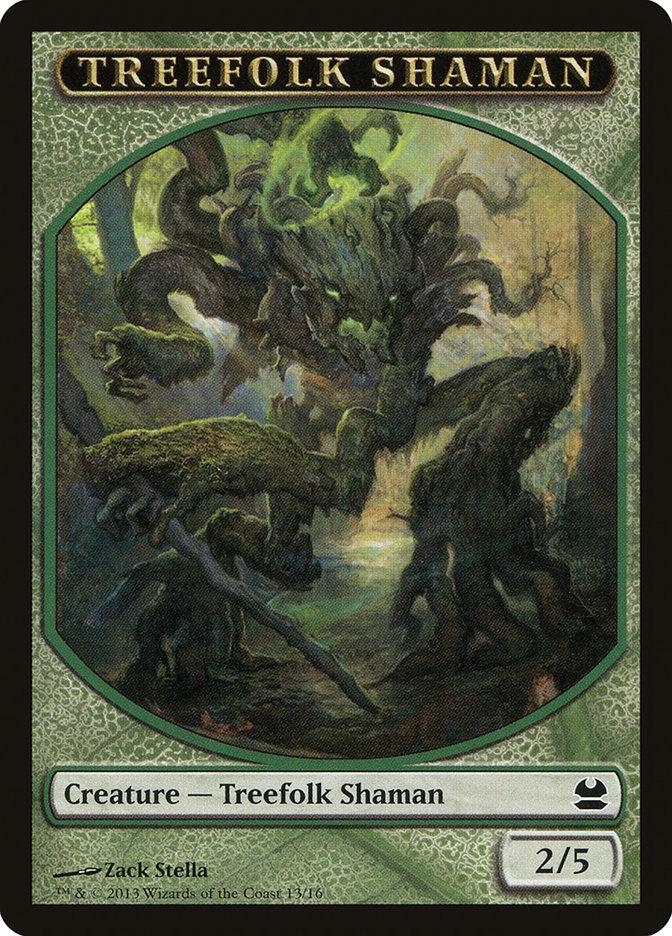 Treefolk Shaman Token [Modern Masters Tokens] - Trinity Hobby