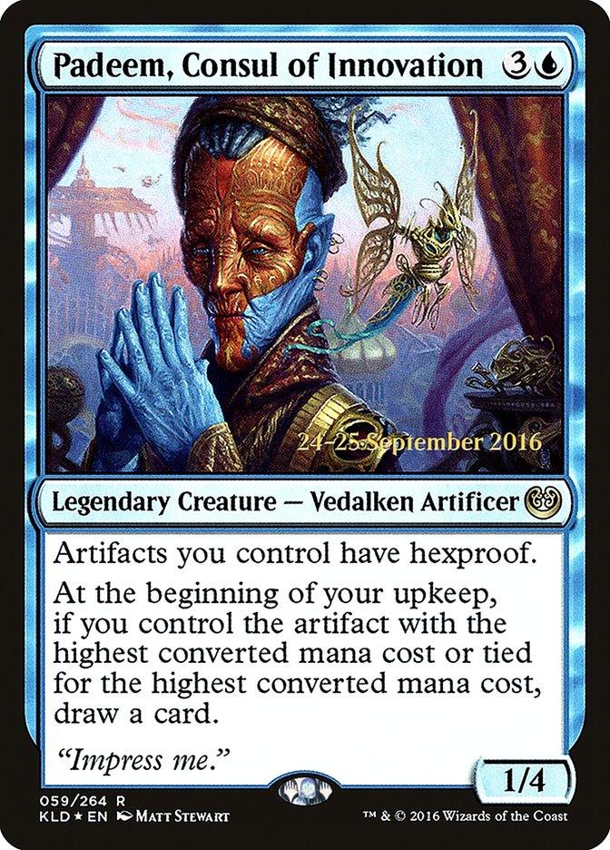 Padeem, Consul of Innovation [Kaladesh Prerelease Promos] - Trinity Hobby
