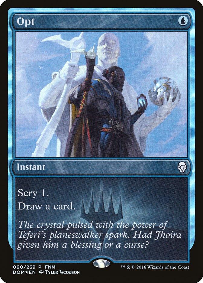 Opt (FNM) [Dominaria Promos] - Trinity Hobby