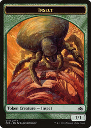 Goat // Insect Double-Sided Token [Planechase Anthology Tokens] - Trinity Hobby