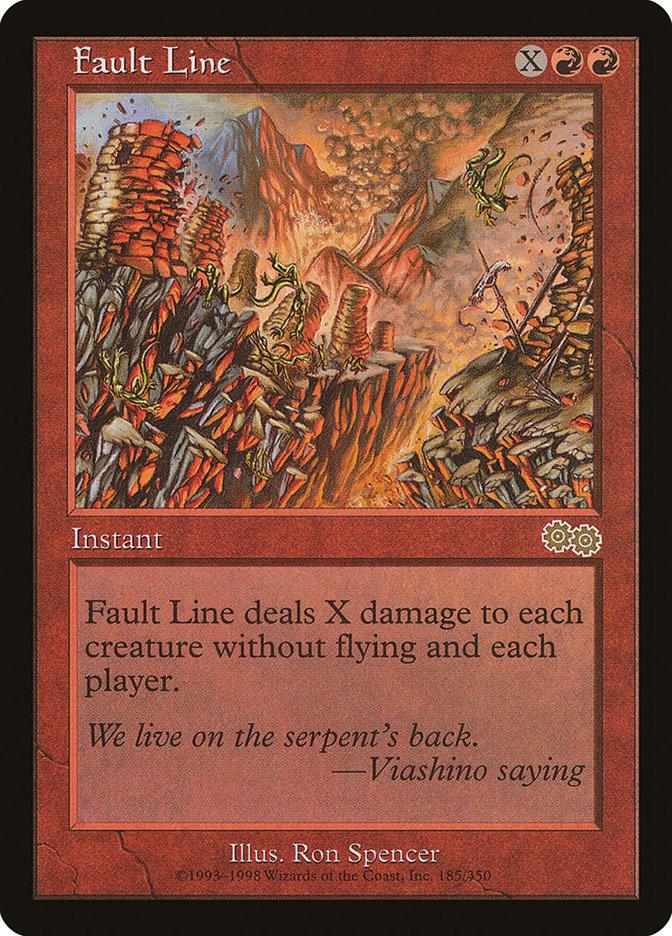 Fault Line [Urza's Saga] - Trinity Hobby