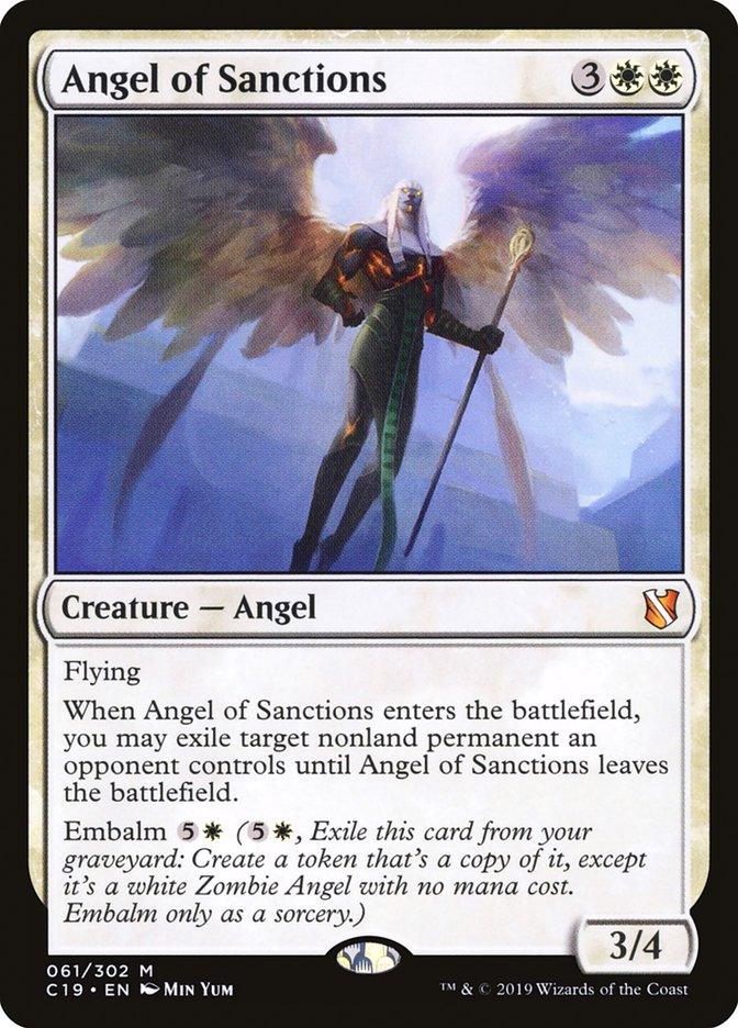 Angel of Sanctions [Commander 2019] - Trinity Hobby