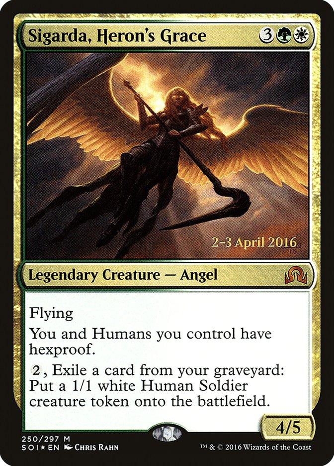 Sigarda, Heron's Grace [Shadows over Innistrad Prerelease Promos] - Trinity Hobby