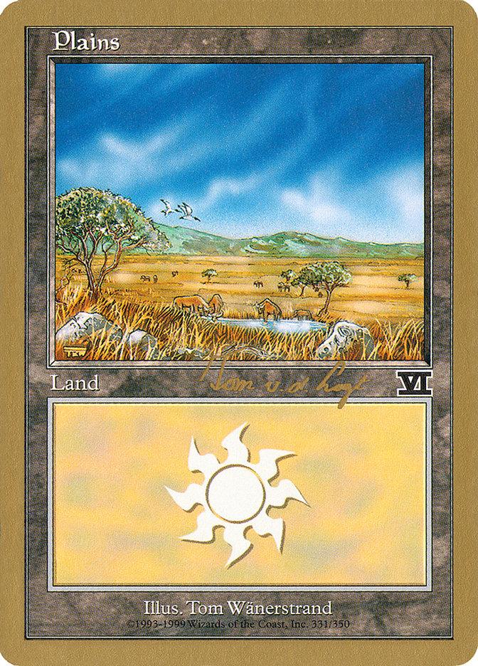 Plains (tvdl331) (Tom van de Logt) [World Championship Decks 2000] - Trinity Hobby