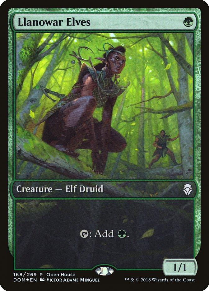 Llanowar Elves (Open House) [Dominaria Promos] - Trinity Hobby