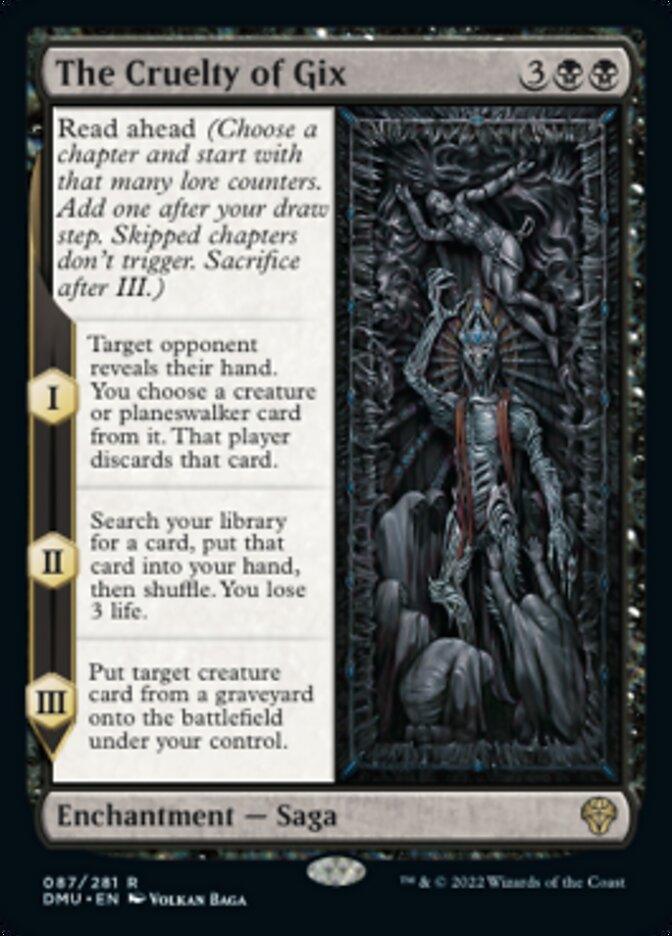 The Cruelty of Gix [Dominaria United] - Trinity Hobby