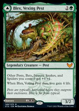 Blex, Vexing Pest // Search for Blex [Strixhaven: School of Mages] - Trinity Hobby