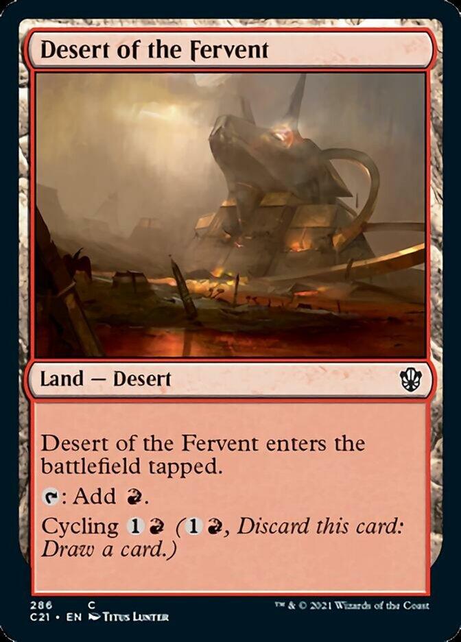 Desert of the Fervent [Commander 2021] - Trinity Hobby