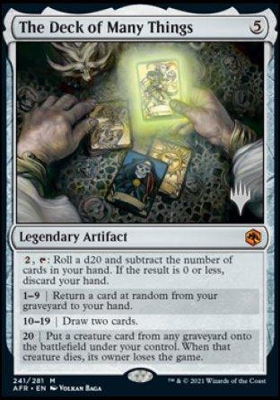 The Deck of Many Things (Promo Pack) [Dungeons & Dragons: Adventures in the Forgotten Realms Promos] - Trinity Hobby