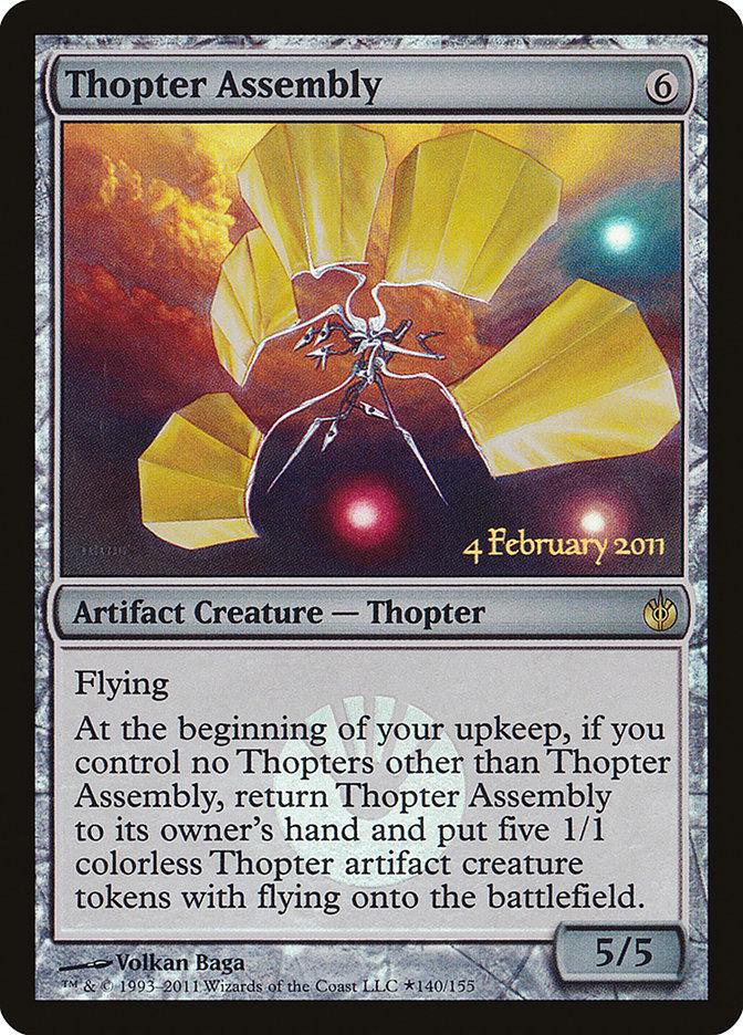 Thopter Assembly [Mirrodin Besieged Prerelease Promos] - Trinity Hobby