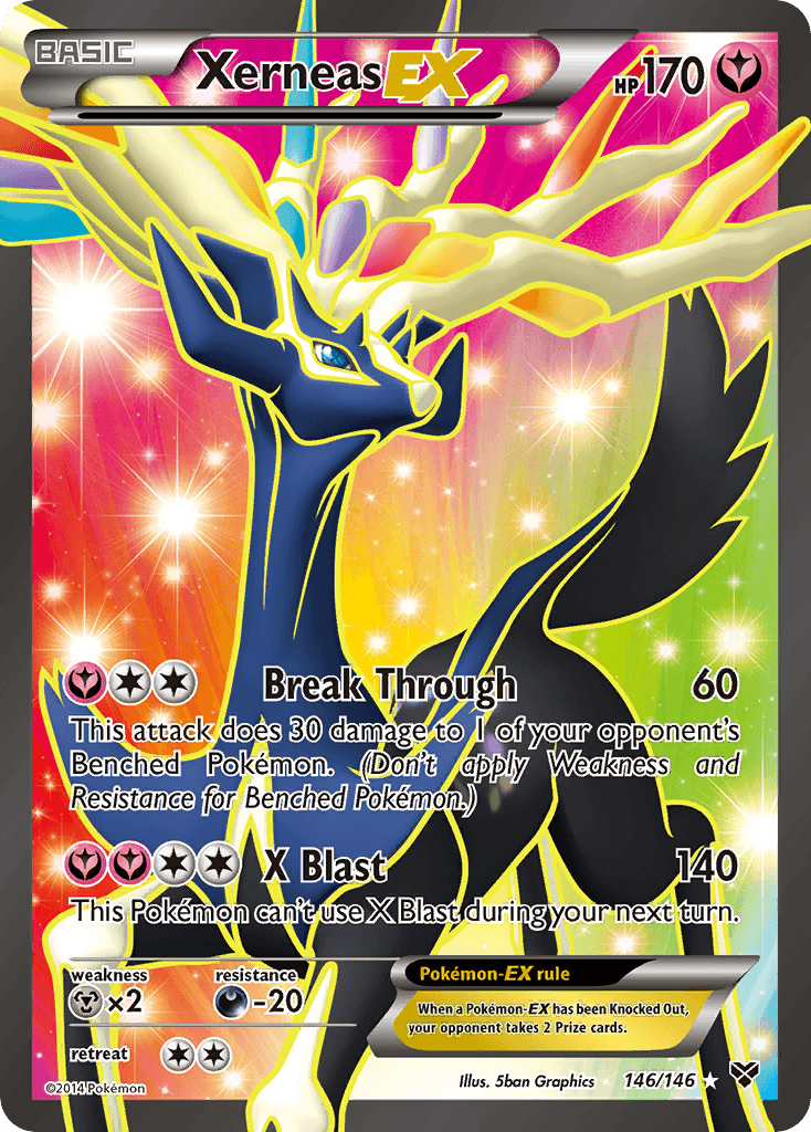 Xerneas EX (146/146) [XY: Base Set] - Trinity Hobby