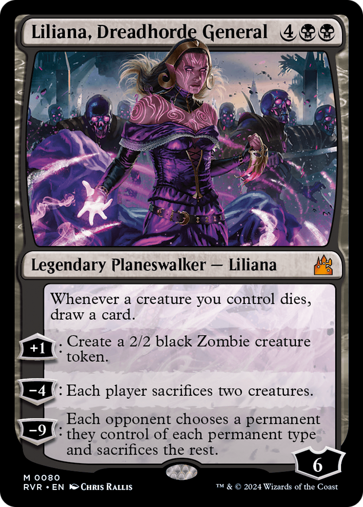 Liliana, Dreadhorde General [Ravnica Remastered] - Trinity Hobby